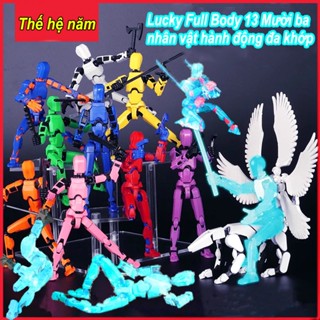 Phiên bản dạ quang 3D In Hình Đa Năng Di Động Hình Di Động Robot/Búp Bê Nhiều Khớp Có Thể Di Chuyển