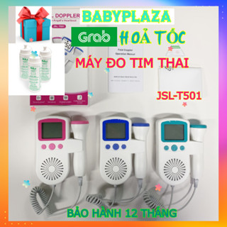 [Hoả Tốc] Dopler tim thai tại nhà, Máy đo tim thai theo dõi nhịp tim thai nhi cá nhân JSL-T501 cao cấp