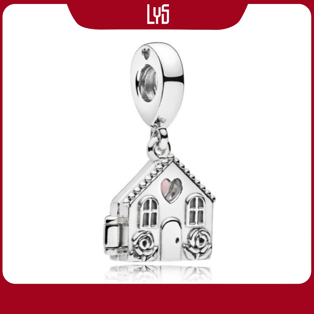 Charm Bạc Lys Silver House Dangle Charm ngôi nhà 1264 -Charm Bạc S925 cao cấp