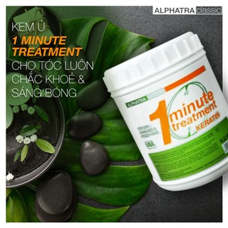 (Chính hãng) Hấp ủ 1 phút One Minute Treatment Alphatra 1500ml