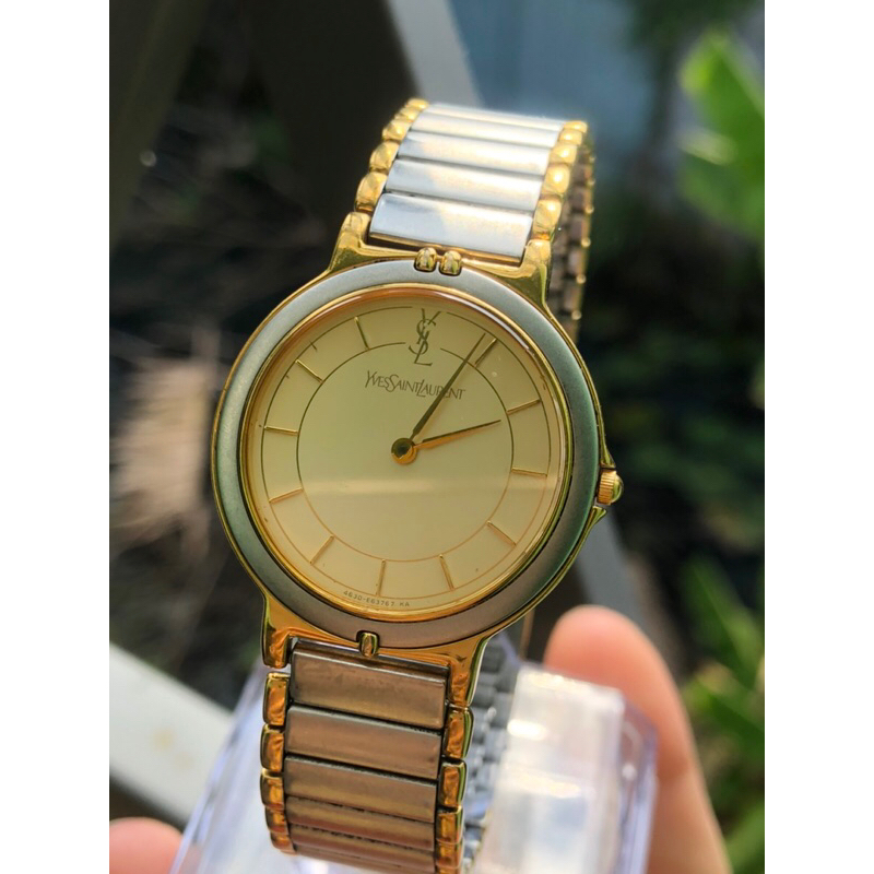 (đọc kỹ mô tả) ĐỒNG HỒ NỮ YSL (Yves Saint Laurent) HÀNG 2hand