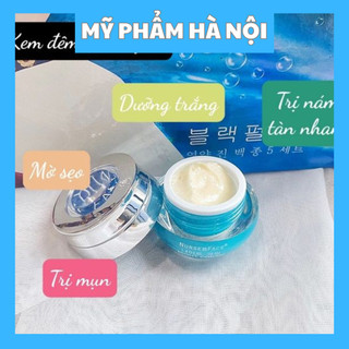 Bộ kem dưỡng trắng da NURSE FACE mờ thâm nám, cải thiện da không đều màu - Kem ngày, đêm [Không vỏ bộ]