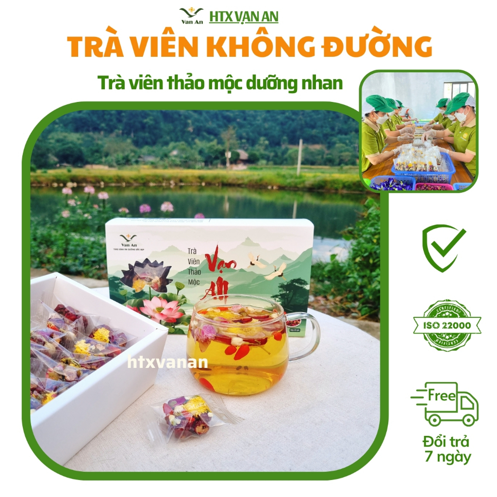 Trà viên thảo mộc dưỡng nhan không đường
