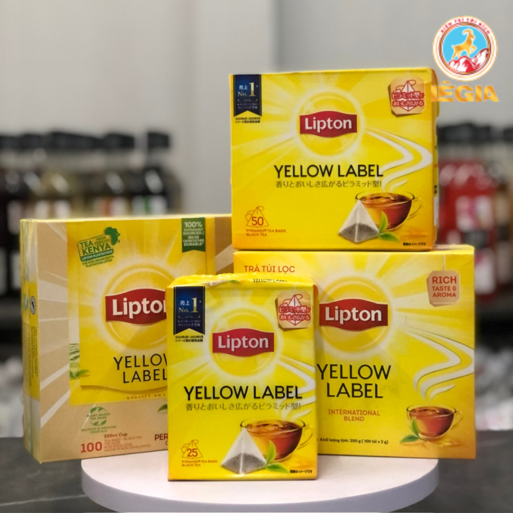 TRÀ LIPTON NHÃN VÀNG, TRÀ ĐEN LIPTON CÁC LOẠI - LIPTON YELLOW LABEL TEA