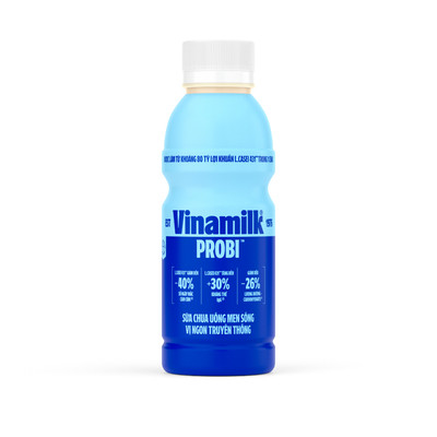 [CHỈ GIAO HCM+HN] Thùng 12 chai Sữa chua uống men sống Vinamilk có đường Probi - chai 400ml