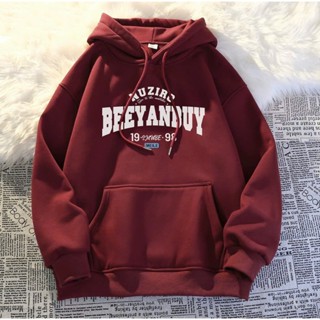 Áo Hoodie nữ nam áo khoác nỉ bông tay bồng form rộng unisex KONOVA chất liệu nỉ bông dày dặn