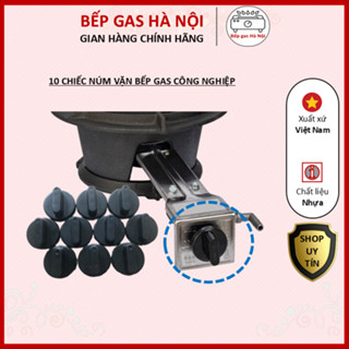 [Bán Sỉ] 10 Chiếc Núm Vặn Bếp Gas Công Nghiệp Đa Năng Bằng Nhựa (Lỗ Ø 8mm)