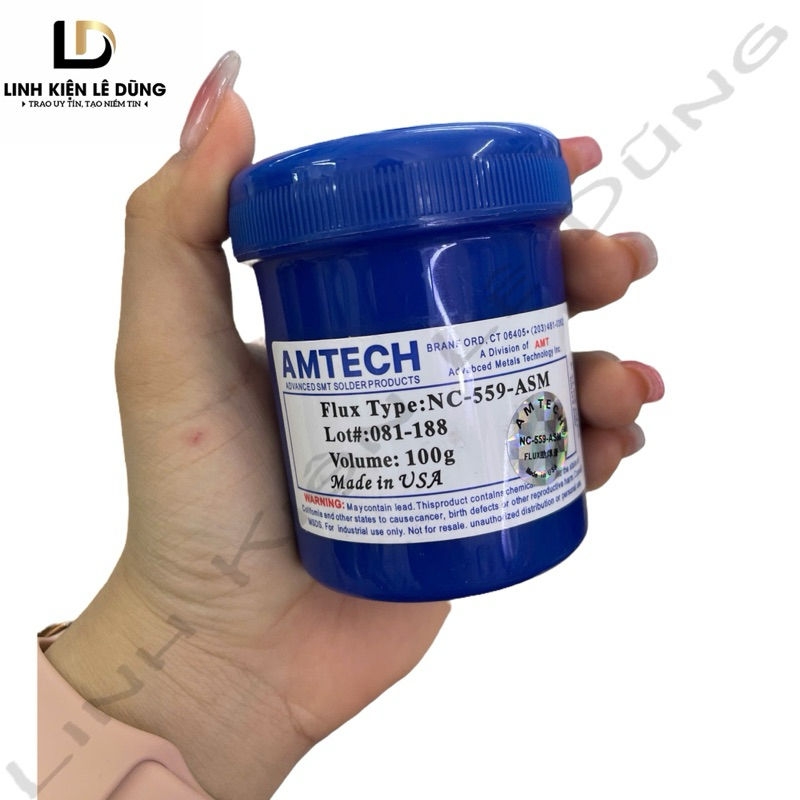 Mỡ hàn Amtech Rẻ Xanh Dương