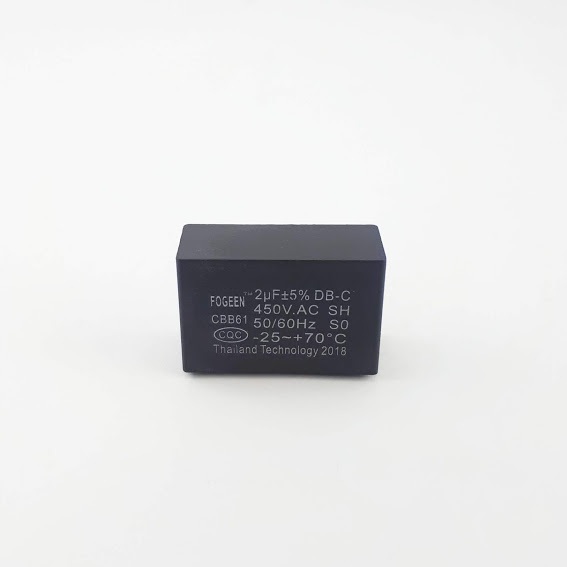 Tụ quạt CBB61- 2mF chân kim