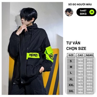 Áo Khoác Nam Nữ Unisex Form To Oversized Kaki Hình Thêu 01 Zero One