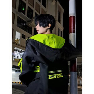 Áo Khoác Nam Nữ Unisex Form To Oversized Kaki Hình Thêu 01 Zero One