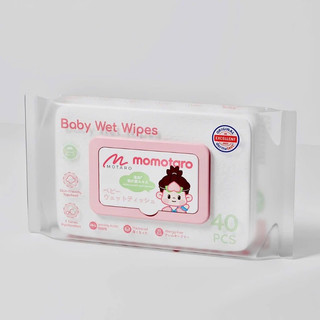 [HCM] Khăn ướt/Giấy ướt không mùi MOMOTARO kháng khuẩn 40 tờ