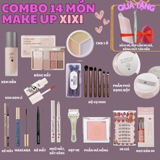 Bộ trang điểm cao cấp 22 món XiXi makeup chuyên nghiệp hottrend sang chảnh, hàng nội địa trung chính hãng cơ bản