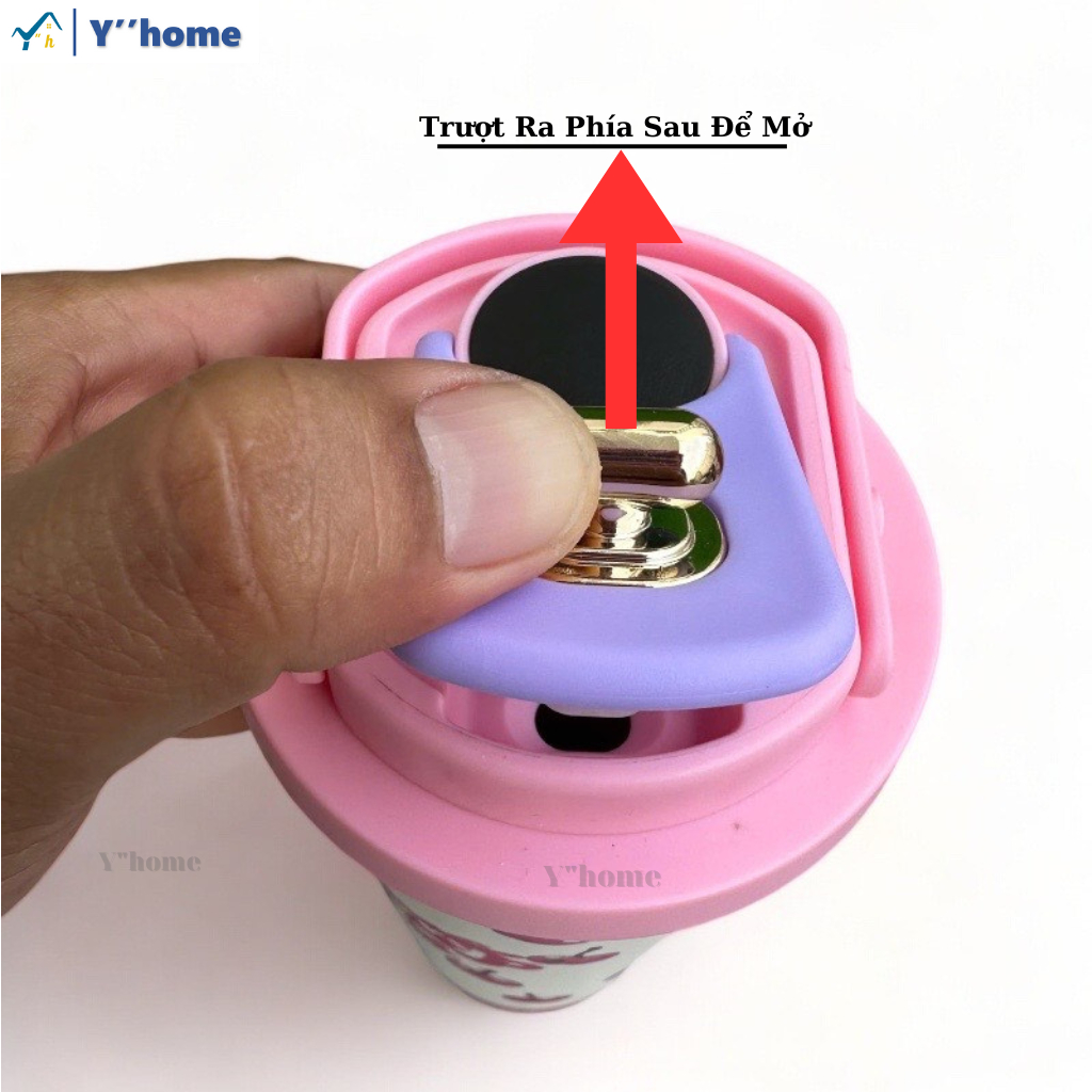 Ly giữ nhiệt hiển thị nhiệt độ, bằng Inox 316, dung tích 600ml, Ly nước in hình xinh xắn có quay xách, Giữ nhiệt 8 -12h | BigBuy360 - bigbuy360.vn