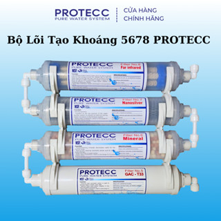 Bộ Lõi Tạo Khoáng, Bù Khoáng 5,6,7,8 PROTECC Chính Hãng - Thay Cho Mọi Dòng Máy Lọc Nước Nano / RO