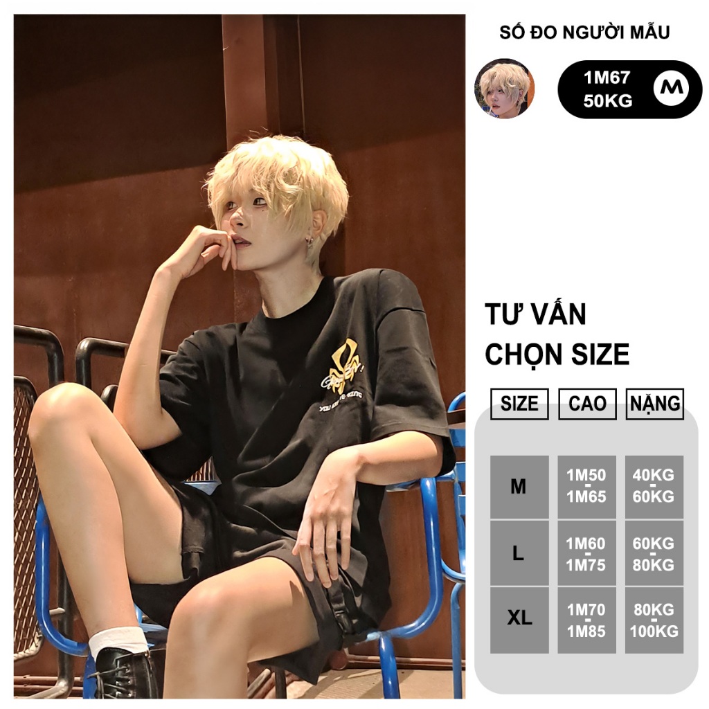 Áo Thun King-Ohger Nam Nữ Unisex Form Rộng Oversized | BigBuy360 - bigbuy360.vn