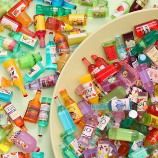 Combo 100 charm chai các loại [KHÔNG TRÙNG], charm slime làm đồ handmade, DIY, phụ kiện búp bê, trang trí tiểu cảnh