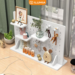 Bảng pegboard để bàn gỗ nhựa composite thương hiệu ILUMIA - IG417