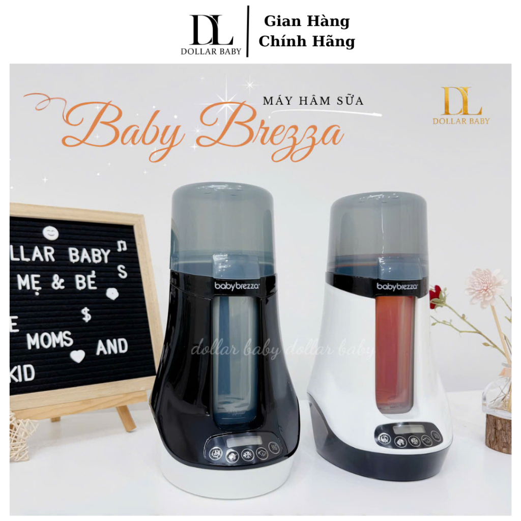 Máy hâm sữa Baby Brezza, Máy Hâm Sữa Mẹ, Có Chức Năng Kết Nối Bluetooth