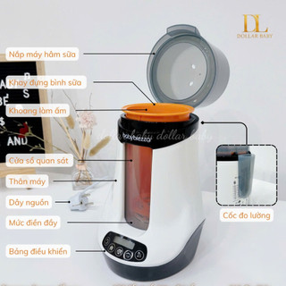 Máy hâm sữa Baby Brezza, Máy Hâm Sữa Mẹ, Có Chức Năng Kết Nối Bluetooth
