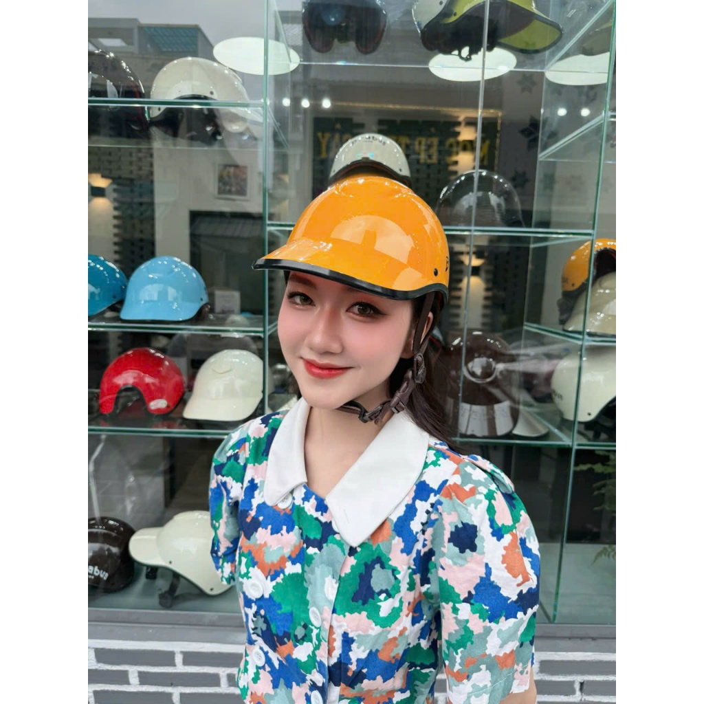 Mũ bảo hiểm lưỡi trai Brabus chính hãng, Mũ khoét dành cho nữ buộc tóc , Chính Hãng 1 Đổi 1 trong 1 