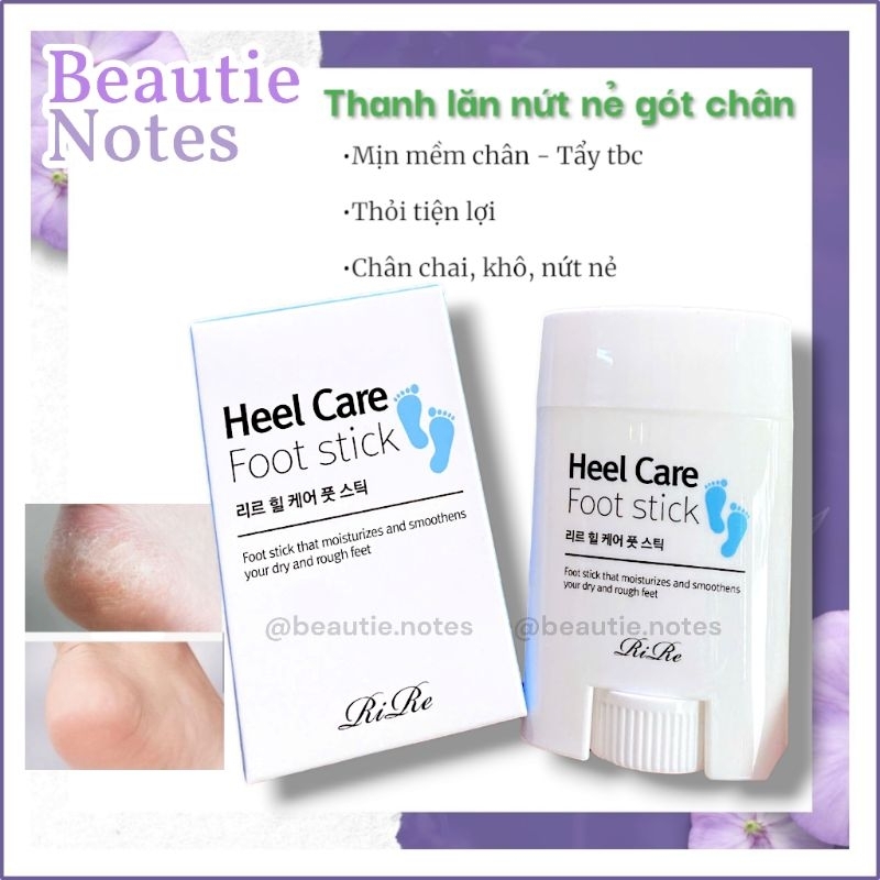 (HỎA TỐC) Thanh Lăn Nứt Gót Chân Rire Heel Care Foot Stick HXT