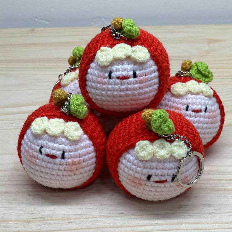 Móc khoá handmade, móc khoá cute Mochi cute Quee's MK02