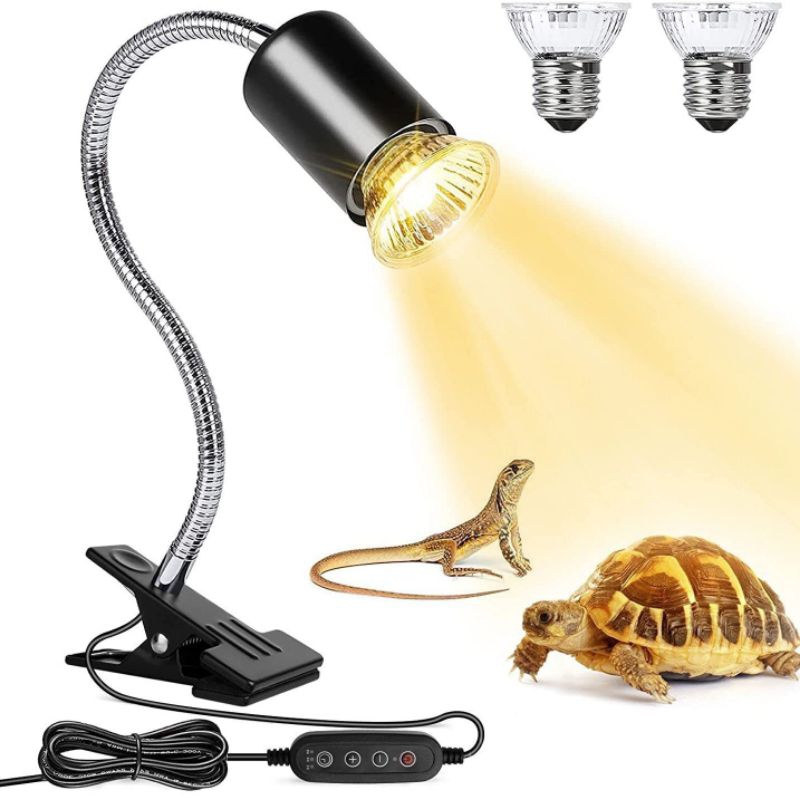 Đèn sưởi cho chim, rùa, bò sát, chó mèo, thú cưng uva+uvb. Điều chỉnh công suất