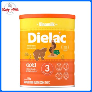 [Date 12.2026] Sữa bột Dielac Alpha Gold 3  lon 1.4kg (cho trẻ từ 1 - 2 tuổi)