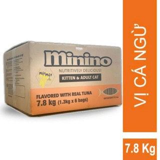 [Mã PET80K giảm 8% tối đa 80K đơn 350K] THÙNG 6 TÚI MININO 1.3KG.