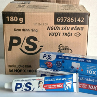 Kem đánh răng P/S 180g ngừa sâu răng vượt trội 10X