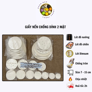 ( Size 16 đến 30cm) Set 400/500 tờ Giấy nến chống dính 2 mặt đa dụng dùng cho bếp bánh