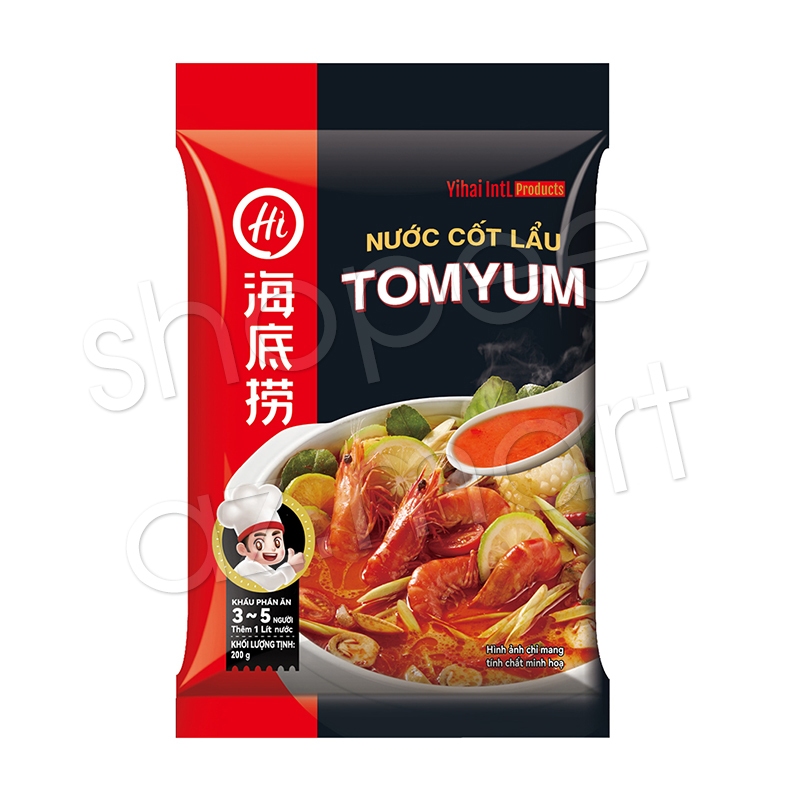 Cốt Gia Vị Lẩu Haidilao Thái Tomyum Chua Cay Thơm Ngon Hảo Hạng