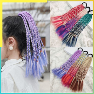 Tóc Giả Tết 12 Lọn Dài 30cm Nhiều Màu Sắc Phong Cách Hip Hop Âu Mỹ Cho Bé - Phụ Kiện Tóc Nữ Giới Bé Gái