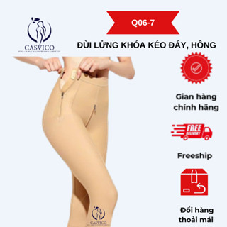 Quần gen định hình sau hút mỡ đùi có khoá kéo vệ sinh tiện lợi ý