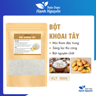 Bột khoai tây 100g, khoai tây nghiền, nguyên liệu làm bánh, nấu súp, giúp món ăn thơm ngon, giòn rụm