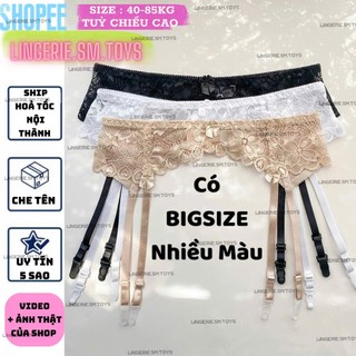 P8147 ĐAI EO DÂY KẸP , GATERBELT REN HOA TRÁI TIM NHIỀU MÀU MIX CÙNG TRANG PHỤC GỢI CẢM CÓ BIGSIZE
