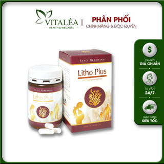 Combo 2 hộp Viên uống bổ sung canxi hữu cơ tảo biển đỏ Sanct Bernhard Litho Plus không nóng phù hợp với phụ nữ có thai