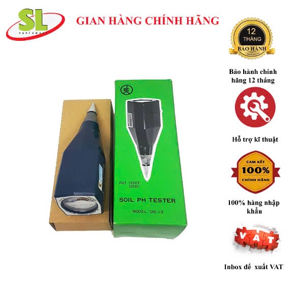 Máy đo PH đất DM13 Takemura - Nhật