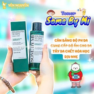 [Mới] Nước Hoa Hồng Cho Da Mụn Some By Mi AHA-BHA-PHA 30Days Miracle Toner