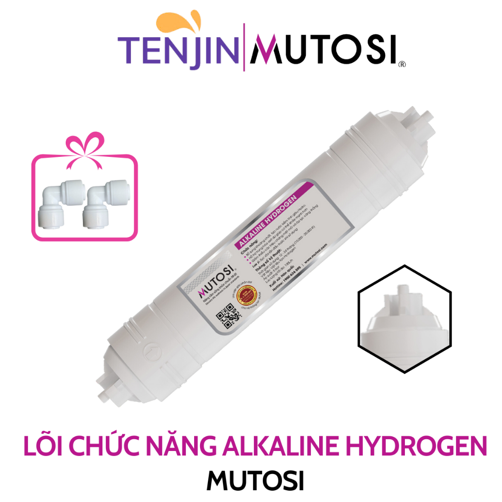Lõi Chức Năng Alkaline Hydrogen Mutosi Giúp Bổ Sung Hydrogen Và Các Chất Khoáng Có Lợi Cho Cơ Thể,..