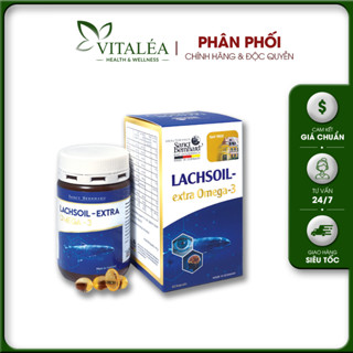 Viên uống dầu cá hồi Omega 3 Lachsoil giảm mỡ máu, gan nhiễm mỡ, bổ mắt, hỗ trợ tim mạch chính hãng Sanct Bernhard Đức
