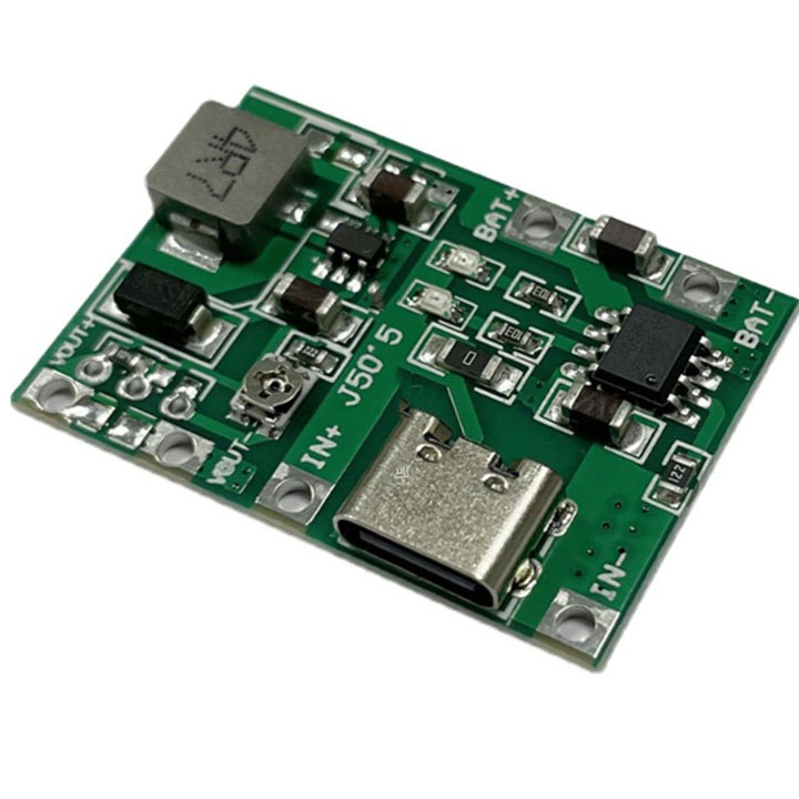 Mạch sạc pin cổng TYPEC sạc nhanh - Module Sạc Pin 18650 Tích Hợp Tăng áp 4V~27V