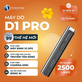 Thiết Bị Dò Tìm Phát Hiện Camera, Máy Ghi Âm, Máy Định Vị GPS - Doscom D1 Pro Thế Hệ Mới