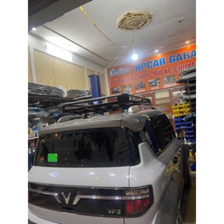 Bộ 2 thanh giá nóc dọc xe Vinfast VF3 HPCAR cao cấp chính hãng chịu lực 200kg -2 thanh kèm phụ kiện full tự lăp tại nhà