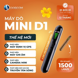 Thiết Bị Dò Tìm Phát Hiện Camera, Máy Ghi Âm, Máy Định Vị GPS DOSCOM D1, Hoạt Động Chính Xác