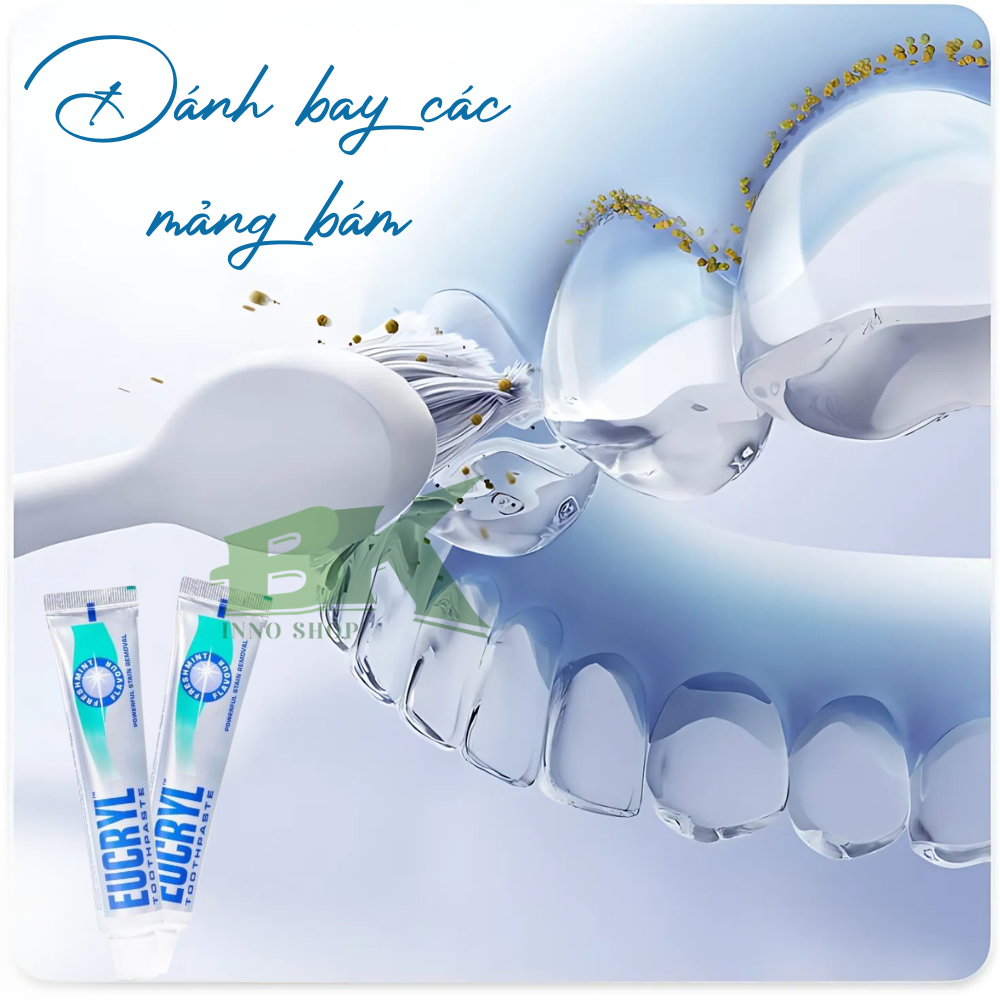 Trắng Sáng Răng, Hơi Thở Thơm Mát Cùng Kem Đánh Trắng Răng Bạc Hà EUCRYL – Giải Pháp Bảo Vệ Nụ Cười Hoàn Hảo | BK INNO