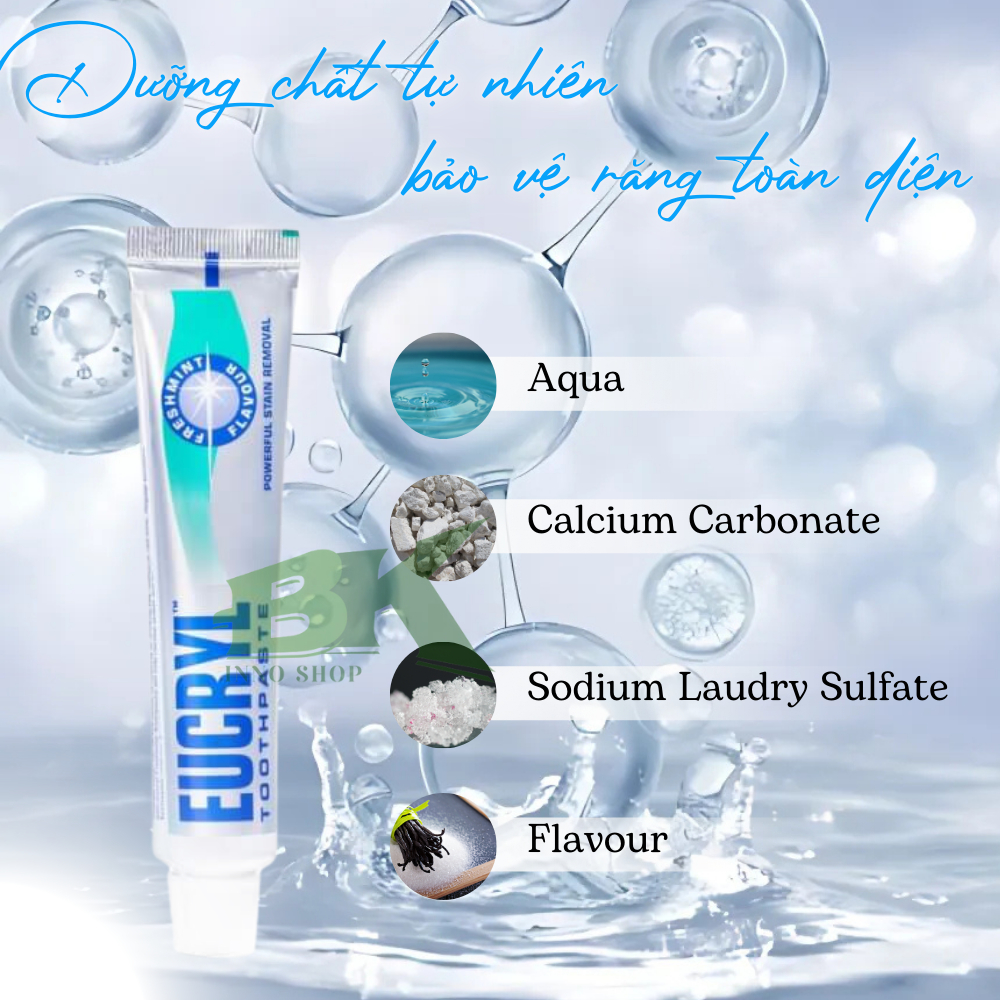 Trắng Sáng Răng, Hơi Thở Thơm Mát Cùng Kem Đánh Trắng Răng Bạc Hà EUCRYL – Giải Pháp Bảo Vệ Nụ Cười Hoàn Hảo | BK INNO