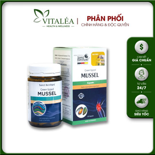 Combo 2 hộp Viên uống Mussel Sanct Bernhard Đức bổ khớp , giảm đau xương khớp , tái tạo sụn , chiết xuất vẹm xanh