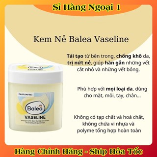  Kem nẻ Vaseline Balea của Đức 